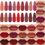 18 PCS Mini lipstick set, 18 colors, Capsule Lipstick Set caramel matte velvet Candy, Lipstick waterproof, long-lasting, Makeup lipstick For Girls