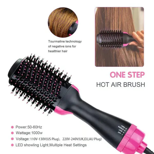 One Step Hot 4-in-1 Air Brush Dryer + Styler