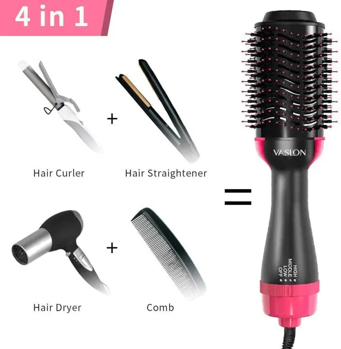 One Step Hot 4-in-1 Air Brush Dryer + Styler
